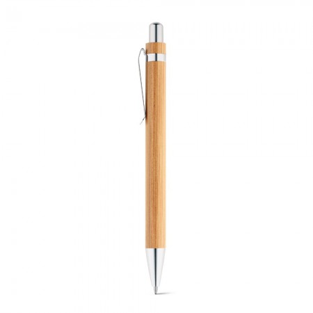 HERA. Bambus-Kugelschreiber mit einem Metallclip