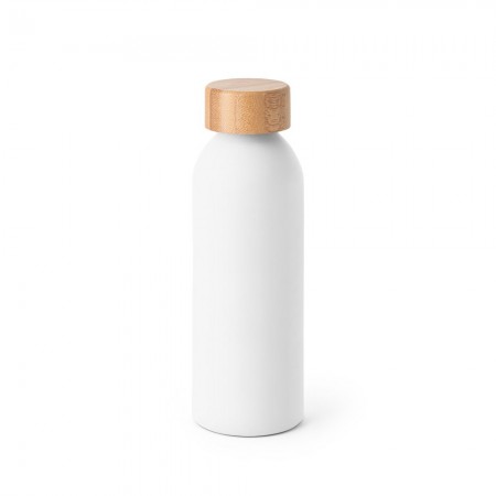 QUETA. Aluminiumflasche mit Bambusdeckel 550 ml