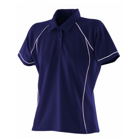 Finden+Hales - Ladies´ Piped Performance Polo