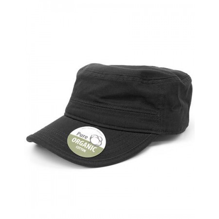 Brain Waves - Organic Cotton Army Cap Washed