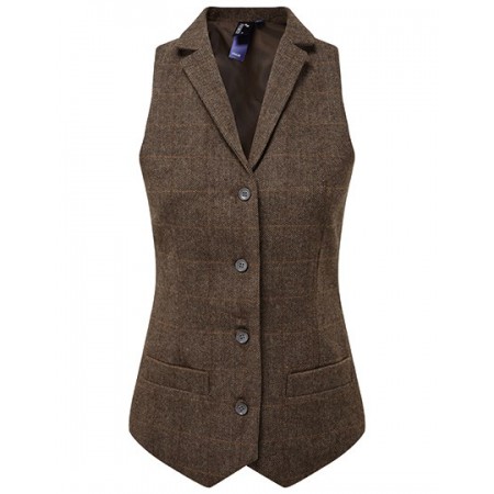 Premier Workwear - Women´s Herringbone Waistcoat
