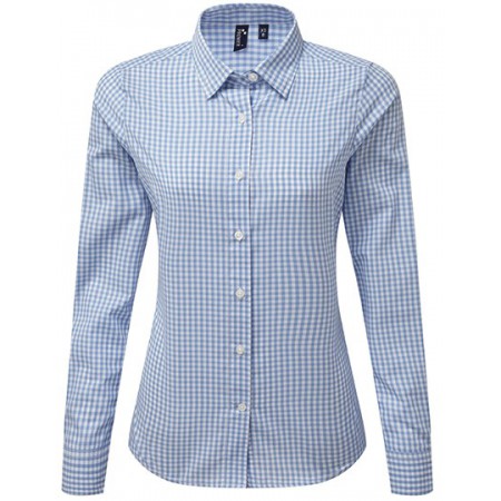 Premier Workwear - Women´s Maxton Check Long Sleeve Shirt