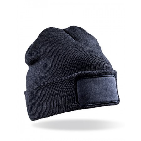 Result Genuine Recycled - Recycled Double Knit Printers Beanie