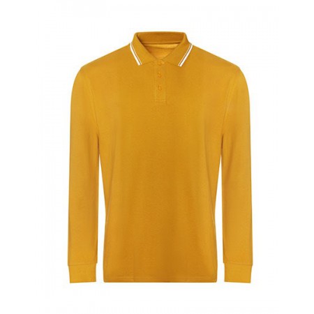 Just Polos - Long Sleeve Tipped 100 Polo