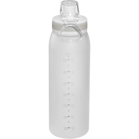 Stylische Tritantrinkflasche mit großen 900ml Inhalt mit Trinkskala und Siebeinsatz