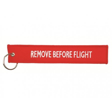 Hangtag "Remove before flight"