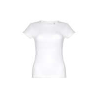 THC SOFIA WH. Tailliertes Damen-T-Shirt aus Baumwolle. Farbe Weiß
