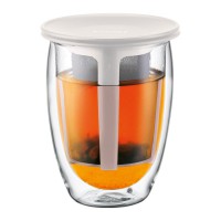 TEA FOR ONE. Doppelwandiges Teeglas 350ml