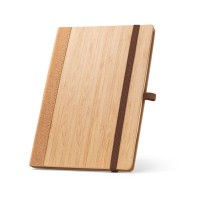 ORWELL. A5-Notizbuch mit festem Einband aus Bambus- und Korkblättern