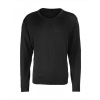 Premier Workwear - Men´s V-Neck Knitted Sweater