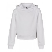 Build Your Brand - Girls Cropped Sweat Hoody