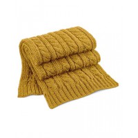 Beechfield - Cable Knit Melange Scarf