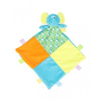 Mumbles - Baby Multi Coloured Comforter With Rattle