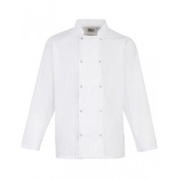 Premier Workwear - Chef´s Long Sleeve Stud Jacket