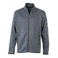 James&Nicholson - Men´s Knitted Fleece Jacket