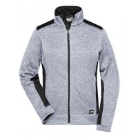 James&Nicholson - Ladies´ Knitted Workwear Fleece Jacket -STRONG-