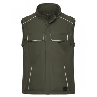 James&Nicholson - Workwear Softshell Vest - SOLID -