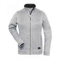James&Nicholson - Ladies´ Knitted Workwear Fleece Jacket - SOLID -