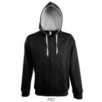 SOL´S - Men´s Contrasted Zipped Hooded Jacket Soul