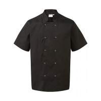 Premier Workwear - Studded Front Short Sleeve Chef´s Jacket