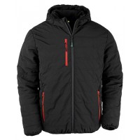 Result Genuine Recycled - Recycled Black Compass Padded Winter Jacket