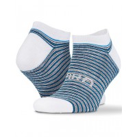 SPIRO - 3-Pack Mixed Stripe Coolmax Sneaker Socks