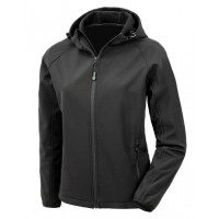 Result Genuine Recycled - Women´s Recycled 3-Layer Printable Hooded Softshell Jacket