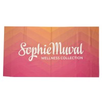 Sophie Muval Badetuch mit Polyesterbordüre