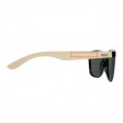Taiyō verspiegelte polarisierte Sonnenbrille aus rPET/Bambus in Geschenkbox