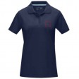 Graphite Poloshirt aus GOTS-zertifizierter Bio-Baumwolle für Damen