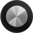 Schwarze Edelstahl-Thermosflasche 0,55 l mit doppelwandiger Vakuum-Isolierung pulverbeschichtet